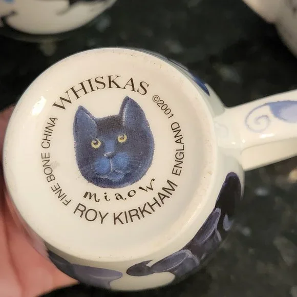 2 Portobello By Design 'Home Is Where My Cat Is' Bone China XL Mugs EUC … - Picture 2 of 9